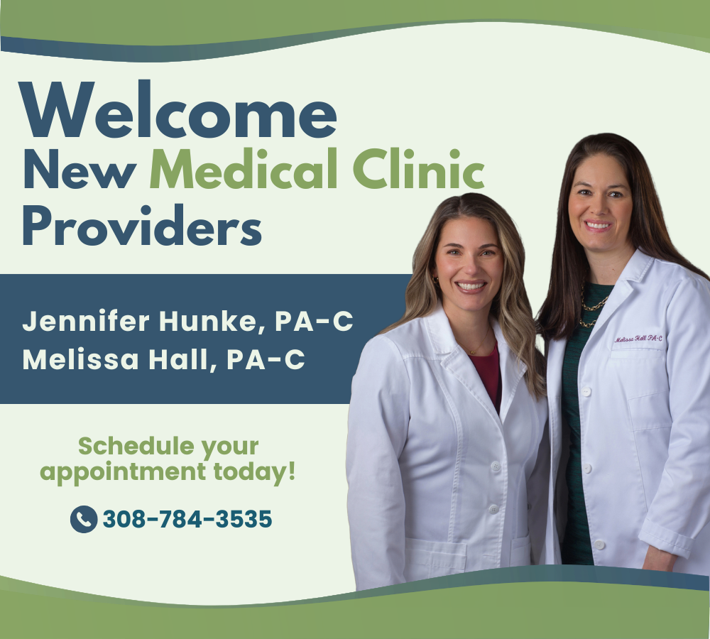 Welcome new medical clinic providers Jennifer Hunke and Melissa Hall